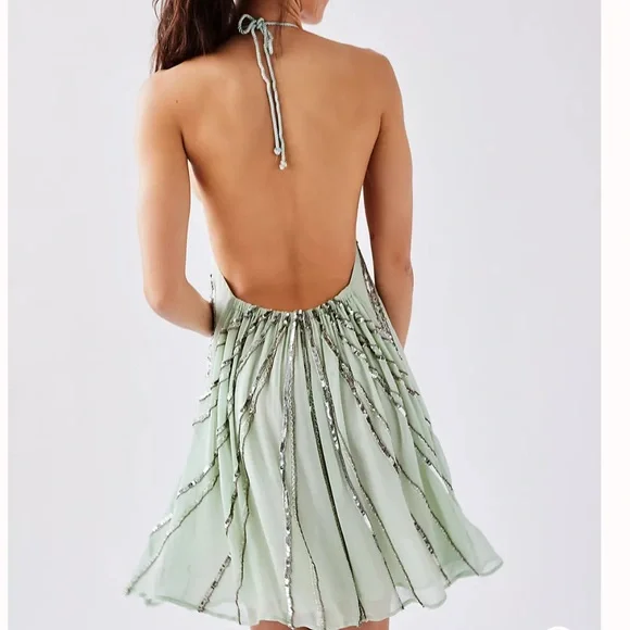 ☃️ Free People x Jen's Pirate Booty Starburst Mini Dress NWT - Picture 8 of 9